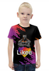 Заказать детскую футболку в Москве. Футболка с полной запечаткой для мальчиков Likee (LIKE Video) от vista12761@rambler.ru - готовые дизайны и нанесение принтов.