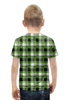 Заказать детскую футболку в Москве. Футболка с полной запечаткой для мальчиков Зеленая клетка от THE_NISE  - готовые дизайны и нанесение принтов.