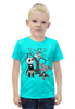 Заказать детскую футболку в Москве. Футболка с полной запечаткой для мальчиков Скелетоны от T-shirt print  - готовые дизайны и нанесение принтов.