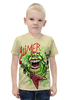 Заказать детскую футболку в Москве. Футболка с полной запечаткой для мальчиков Лизун/Slayer от Leichenwagen - готовые дизайны и нанесение принтов.