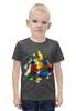 Заказать детскую футболку в Москве. Футболка с полной запечаткой для мальчиков Кубик Рубика от ПРИНТЫ ПЕЧАТЬ  - готовые дизайны и нанесение принтов.