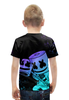 Заказать детскую футболку в Москве. Футболка с полной запечаткой для мальчиков Fortnite, Marshmello от geekbox - готовые дизайны и нанесение принтов.