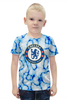 Заказать детскую футболку в Москве. Футболка с полной запечаткой для мальчиков Chelsea от THE_NISE  - готовые дизайны и нанесение принтов.