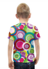 Заказать детскую футболку в Москве. Футболка с полной запечаткой для мальчиков Цветные круги от IrinkaArt  - готовые дизайны и нанесение принтов.