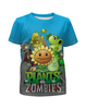 Заказать детскую футболку в Москве. Футболка с полной запечаткой для мальчиков Plants vs. Zombies от prototip8 - готовые дизайны и нанесение принтов.