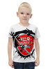 Заказать детскую футболку в Москве. Футболка с полной запечаткой для мальчиков War Thunder от galaxy secret - готовые дизайны и нанесение принтов.