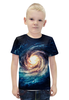 Заказать детскую футболку в Москве. Футболка с полной запечаткой для мальчиков галактика от kenny - готовые дизайны и нанесение принтов.