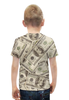 Заказать детскую футболку в Москве. Футболка с полной запечаткой для мальчиков Деньги (Доллары) от trugift - готовые дизайны и нанесение принтов.