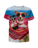 Заказать детскую футболку в Москве. Футболка с полной запечаткой для мальчиков Собака от Violet - готовые дизайны и нанесение принтов.