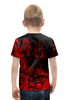 Заказать детскую футболку в Москве. Футболка с полной запечаткой для мальчиков Черно-красный от THE_NISE  - готовые дизайны и нанесение принтов.