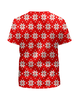 Заказать детскую футболку в Москве. Футболка с полной запечаткой для мальчиков Красно-белый узор от THE_NISE  - готовые дизайны и нанесение принтов.