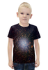Заказать детскую футболку в Москве. Футболка с полной запечаткой для мальчиков Вспышки звезд от THE_NISE  - готовые дизайны и нанесение принтов.