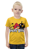 Заказать детскую футболку в Москве. Футболка с полной запечаткой для мальчиков Angry birds  от ПРИНТЫ ПЕЧАТЬ  - готовые дизайны и нанесение принтов.