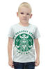 Заказать детскую футболку в Москве. Футболка с полной запечаткой для мальчиков Starbucks / Forever Metal от Leichenwagen - готовые дизайны и нанесение принтов.