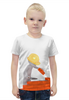 Заказать детскую футболку в Москве. Футболка с полной запечаткой для мальчиков  КАМЕНЩИК от Natali  - готовые дизайны и нанесение принтов.