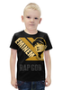 Заказать детскую футболку в Москве. Футболка с полной запечаткой для мальчиков Rap God от Lodbrok - готовые дизайны и нанесение принтов.