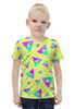 Заказать детскую футболку в Москве. Футболка с полной запечаткой для мальчиков Треугольник 1 от valezar - готовые дизайны и нанесение принтов.