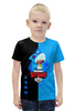 Заказать детскую футболку в Москве. Футболка с полной запечаткой для мальчиков Brawl Stars    от T-shirt print  - готовые дизайны и нанесение принтов.