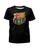 Заказать детскую футболку в Москве. Футболка с полной запечаткой для мальчиков ФК Барселона (1) от T-shirt print  - готовые дизайны и нанесение принтов.