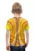 Заказать детскую футболку в Москве. Футболка с полной запечаткой для мальчиков Желтый струйчатый мотив от Alexey Evsyunin - готовые дизайны и нанесение принтов.