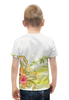 Заказать детскую футболку в Москве. Футболка с полной запечаткой для мальчиков Тропические цветы, пальмы. от valezar - готовые дизайны и нанесение принтов.