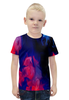 Заказать детскую футболку в Москве. Футболка с полной запечаткой для мальчиков Узор красками от THE_NISE  - готовые дизайны и нанесение принтов.