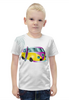 Заказать детскую футболку в Москве. Футболка с полной запечаткой для мальчиков Сёрфинг от Irinakn - готовые дизайны и нанесение принтов.