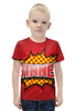 Заказать детскую футболку в Москве. Футболка с полной запечаткой для мальчиков WINNER от Jimmy Flash - готовые дизайны и нанесение принтов.