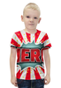 Заказать детскую футболку в Москве. Футболка с полной запечаткой для мальчиков HEROO от Jimmy Flash - готовые дизайны и нанесение принтов.