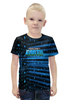 Заказать детскую футболку в Москве. Футболка с полной запечаткой для мальчиков Minecraft Earth от THE_NISE  - готовые дизайны и нанесение принтов.