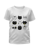 Заказать детскую футболку в Москве. Футболка с полной запечаткой для мальчиков Милые котики от Amerikanka - готовые дизайны и нанесение принтов.