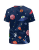 Заказать детскую футболку в Москве. Футболка с полной запечаткой для мальчиков Вселенная от T-shirt print  - готовые дизайны и нанесение принтов.