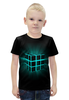 Заказать детскую футболку в Москве. Футболка с полной запечаткой для мальчиков Кубик Рубика от galaxy secret - готовые дизайны и нанесение принтов.