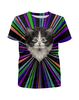 Заказать детскую футболку в Москве. Футболка с полной запечаткой для мальчиков Морда кота от THE_NISE  - готовые дизайны и нанесение принтов.