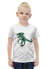 Заказать детскую футболку в Москве. Футболка с полной запечаткой для мальчиков Динозавр от nadegda - готовые дизайны и нанесение принтов.