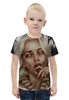 Заказать детскую футболку в Москве. Футболка с полной запечаткой для мальчиков Gothic Girl от Jimmy Flash - готовые дизайны и нанесение принтов.