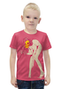 Заказать детскую футболку в Москве. Футболка с полной запечаткой для мальчиков Girl Skull от Leichenwagen - готовые дизайны и нанесение принтов.