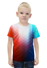 Заказать детскую футболку в Москве. Футболка с полной запечаткой для мальчиков Ромбы от THE_NISE  - готовые дизайны и нанесение принтов.