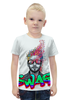 Заказать детскую футболку в Москве. Футболка с полной запечаткой для мальчиков Swag Art от Leichenwagen - готовые дизайны и нанесение принтов.