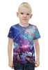 Заказать детскую футболку в Москве. Футболка с полной запечаткой для мальчиков Mass effect от galaxy secret - готовые дизайны и нанесение принтов.