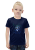 Заказать детскую футболку в Москве. Футболка с полной запечаткой для мальчиков Космическая глубина от ISliM - готовые дизайны и нанесение принтов.