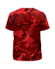 Заказать детскую футболку в Москве. Футболка с полной запечаткой для мальчиков Красный Камуфляж от Nalivaev - готовые дизайны и нанесение принтов.