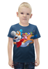 Заказать детскую футболку в Москве. Футболка с полной запечаткой для мальчиков Super Mario от ПРИНТЫ ПЕЧАТЬ  - готовые дизайны и нанесение принтов.