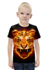 Заказать детскую футболку в Москве. Футболка с полной запечаткой для мальчиков Tigris от Niq=D - готовые дизайны и нанесение принтов.