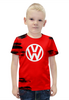 Заказать детскую футболку в Москве. Футболка с полной запечаткой для мальчиков Volkswagen от THE_NISE  - готовые дизайны и нанесение принтов.
