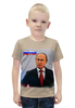 Заказать детскую футболку в Москве. Футболка с полной запечаткой для мальчиков Putin от Leichenwagen - готовые дизайны и нанесение принтов.