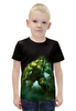 Заказать детскую футболку в Москве. Футболка с полной запечаткой для мальчиков Зеленый монстр  от T-shirt print  - готовые дизайны и нанесение принтов.