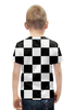 Заказать детскую футболку в Москве. Футболка с полной запечаткой для мальчиков Чёрно-белая клетка от Виктор Гришин - готовые дизайны и нанесение принтов.