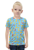 Заказать детскую футболку в Москве. Футболка с полной запечаткой для мальчиков Бананы и фламинго от valezar - готовые дизайны и нанесение принтов.