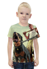Заказать детскую футболку в Москве. Футболка с полной запечаткой для мальчиков GTA 5 от game-fan - готовые дизайны и нанесение принтов.